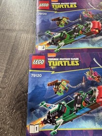 Lego 79120 INSTRUCTION BOOKLET Manual ONLY Lego Set 1 and 2 Turtles TMNT