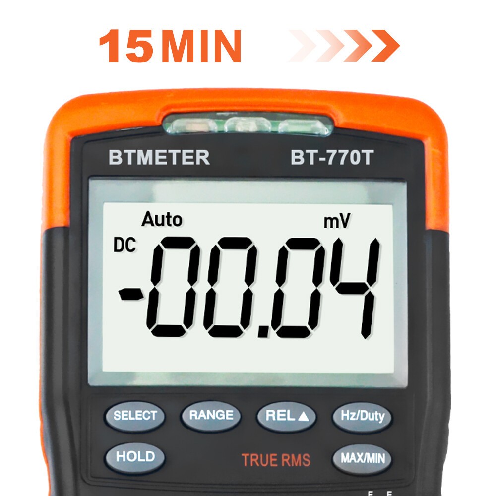 True RMS Digital Multimeter Tester 6000Counts AC DC Volt Current 20A Amp Ohm DMM