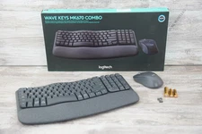 Logitech Wave Keys MK670 Combo Wireless Ergonomic Keyboard and Mouse MR0091