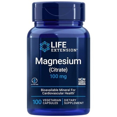Life Extension Magnesiumcitrat Magnesium Citrate 100 mg 100 Kapseln