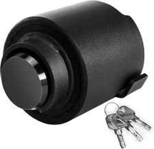 Trailer Coupler Lock Fits 2-5/16 Inches Couplers Heavy Duty Tow Hitch Lock Black