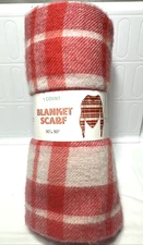 NWT  Plaid Blanket Scarf 50x50"