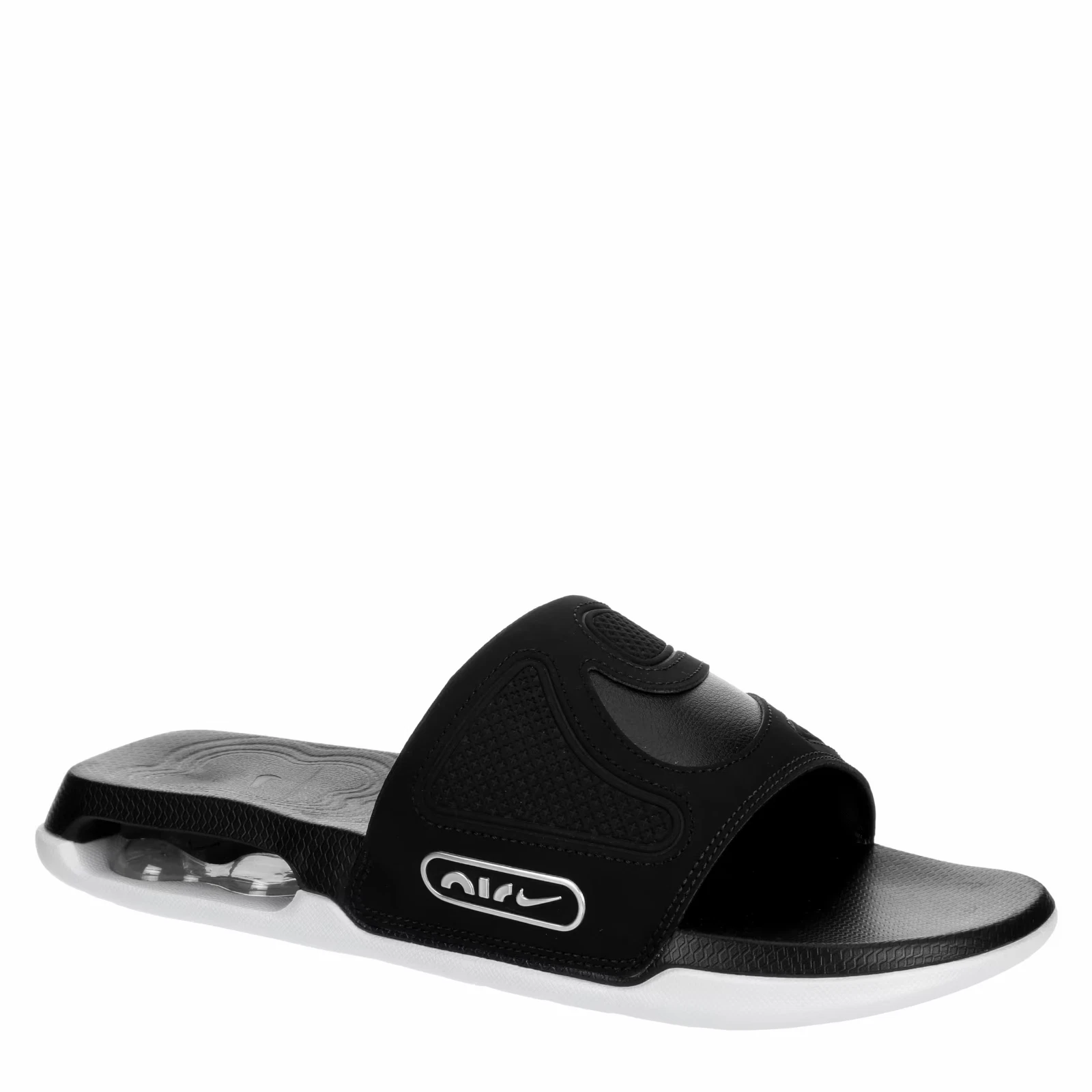 MENS AIR MAX CIRRO SLIDE SANDAL BLACK AND WHITE SIZES 10 & 11
