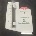 VTG CAROLINA MILLS Advertising Rain  Gauge, W/ Recorder, Tin W/glass Collect, NR