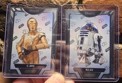 Lot 2 Of 2023 Kakawow Phantom Star Wars Disney 100 R2-D2 and C-3PO