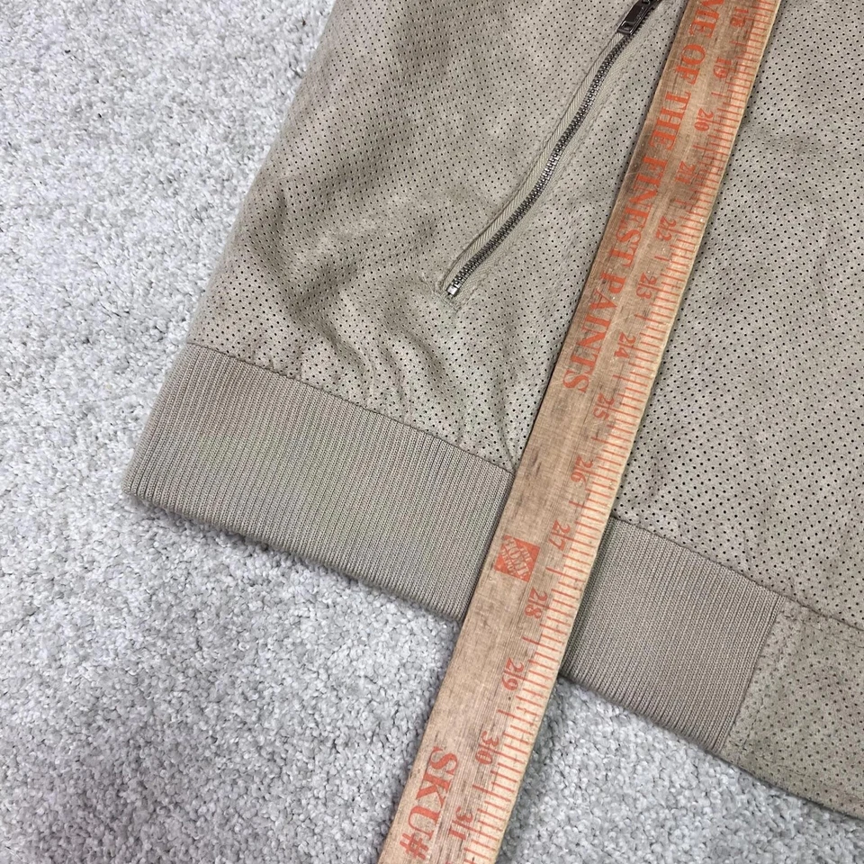 Chaqueta Alfani Hombre Beige Manga Larga Cremallera Completa Talla XXL Foto 4 de 4