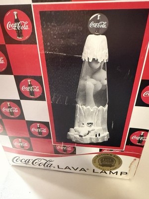 Coca-Cola Premiere Edition Lava Lamp 1998 First Edition New Sealed