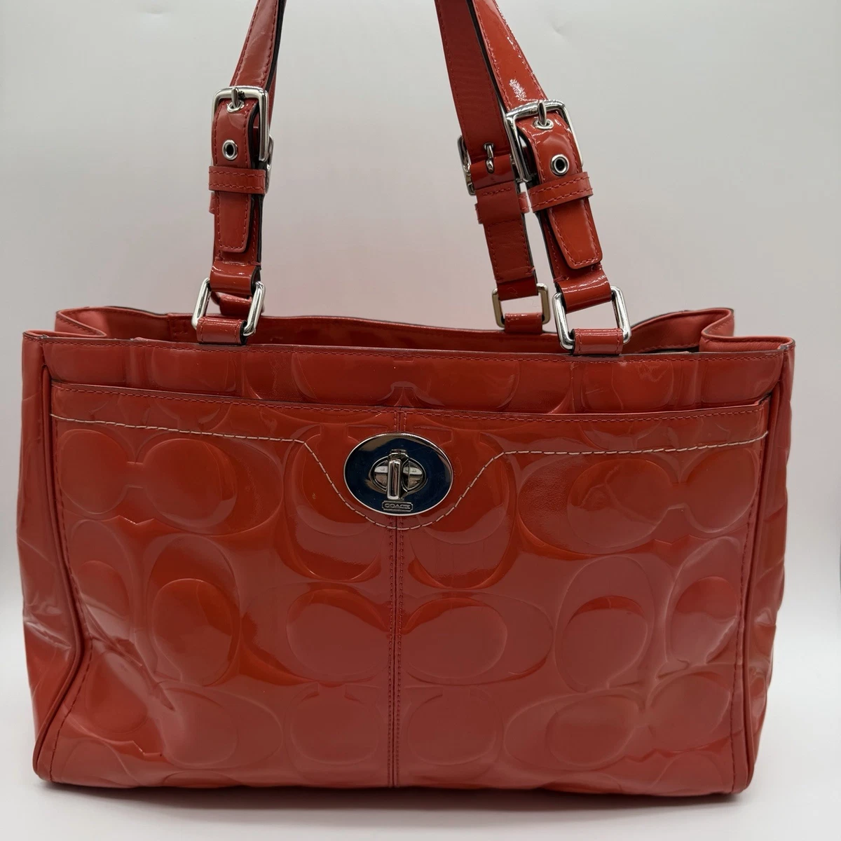 Coach Hampton Turn Lock Tote Bags & Handbags for Women for sale | eBay