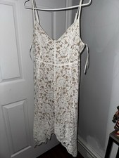 Lulus One Wish White Lace Midi Dress Size XL