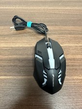 Wired USB White And Black Gaming Mouse Very Good