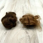 VTG 1960s Lot 2 Barbie Doll Brown Brunette Auburn Hair Piece Wigs Fashion Queen