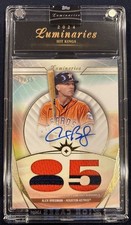 2024 Topps Luminaries Hit Kings Alex Bregman Auto Patch Card 13/15 #HKAP-AB