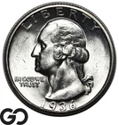 1936 Washington Quarter, Blast White Gem Blazer!