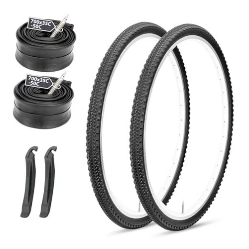 700c Gravel Bike Tires Set: 2-Pack 700x38C/700x40C/700Cx42C Folding 700x42C