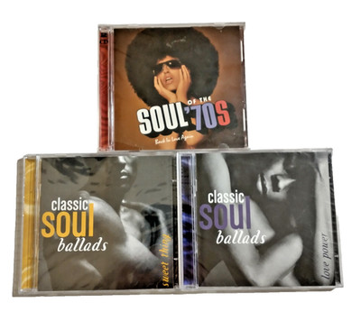 NEW SOUL CD LOT of 6 - '70s Back In Love Again - Ballads Sweet Thing  Love Power