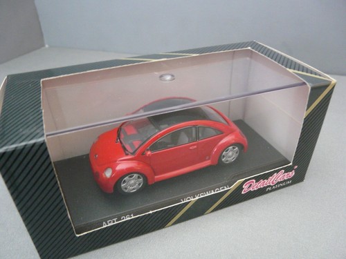 1/43-DETAIL CARS PLATINUM-1994 VW VOLKSWAGEN CONCEPT 1 BEETLE PROTOTYPE-RED