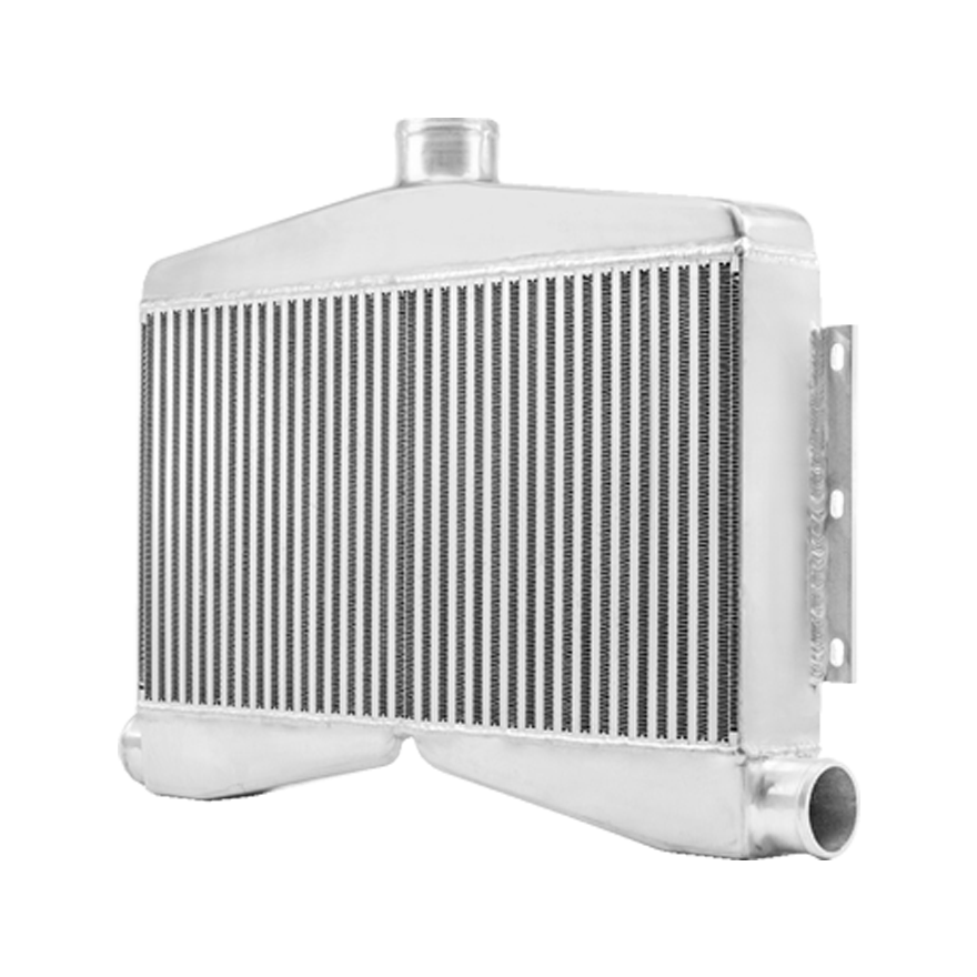 CXRacing 2-In-1-Out Twin Turbo Aluminum Intercooler 3.5