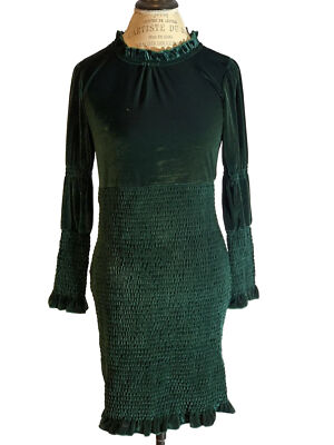 FRENCH CONNECTION Sula Velvet Jersey Mini Dress,XL,green Color, $148 | eBay FRENCH CONNECTION Sula Velvet Jersey Mini Dress,XL,green Color, $148 | eBay