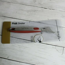 Grand Gourmet Pro Lemon Citrus Zester Stainless Steel Heavy Gauge Kitchen Tool