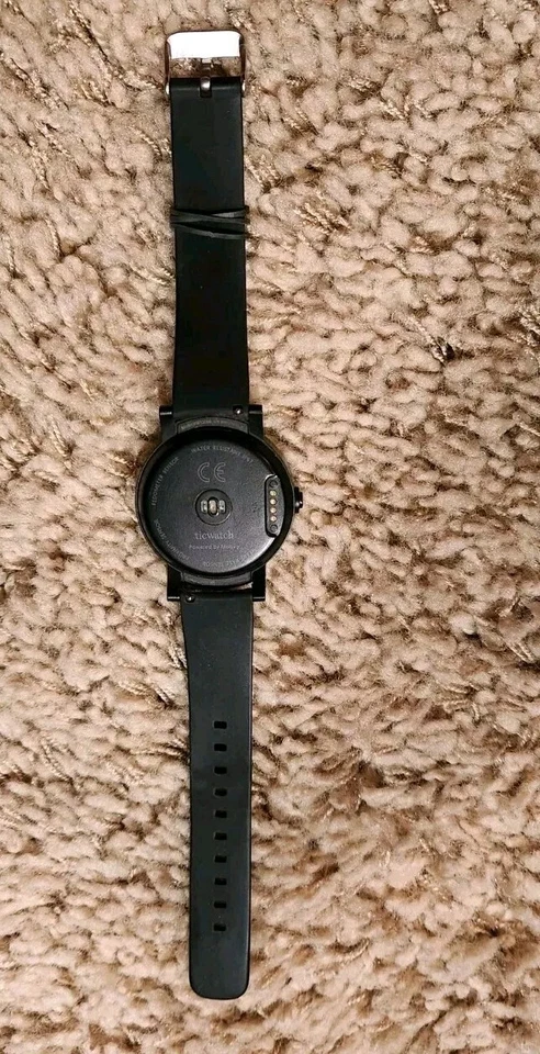 Nice Mobvoi TicWatch E2 Smart Fitness Watch Black Band w Metal Tin - Image 3 of 4