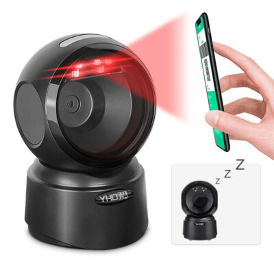 QR-Code-Scanner, freihändiger automatischer Scan, Desktop-1D-2D-Barcode-Scanner