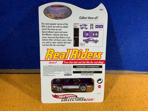 M9-87 HOT WHEELS REAL RIDERS - PLYMOUTH DUSTER THRUSTER - 2007 - #4794 / 6,500 - Picture 8 of 12