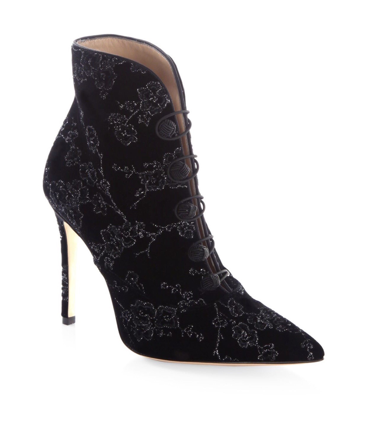 Nuevo Terciopelo Negro Bordado Floral Gianvito Rossi Botines Talla 39 9 1175.00.00 Nuevo Terciopelo Negro 9 Bordado Floral Gianvito Rossi Botines Talla 39 9 Negro 1175.00.00 604d1a