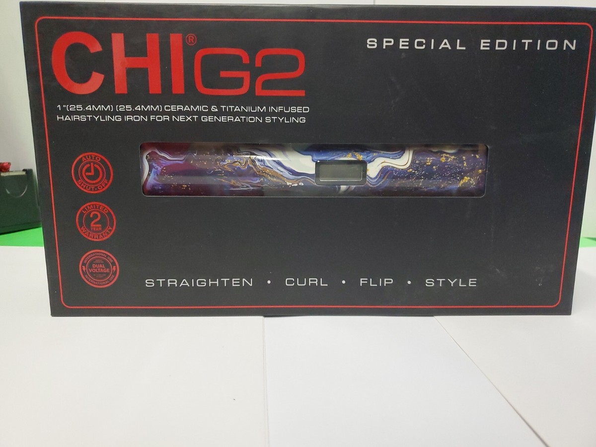 CHI G2 special edition Blue Hair Straightener ? The CHI G2 Special Edition Hairstyling Iron is one gift  main image 3