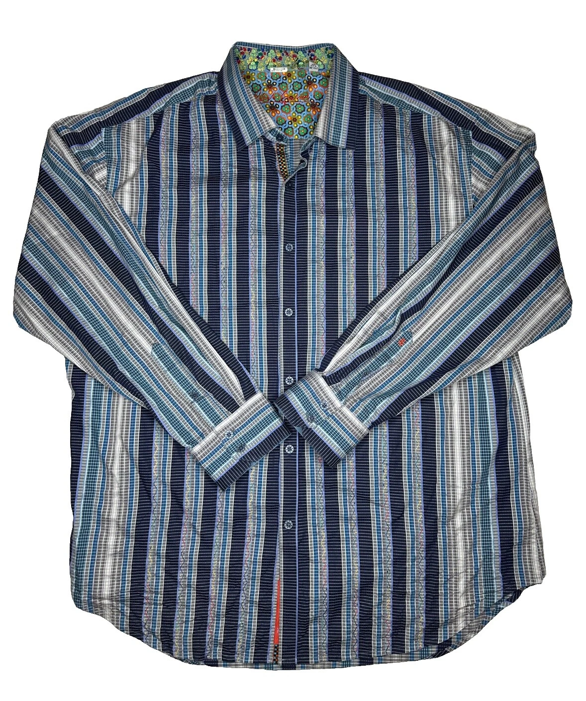 Мужские рубашки Robert Graham большого и высокого роста размер 3XL