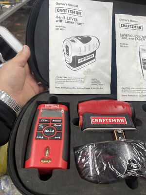 Craftsman 4-in-1 Level w/Laser Trac & Laser Guided Measuring Tool