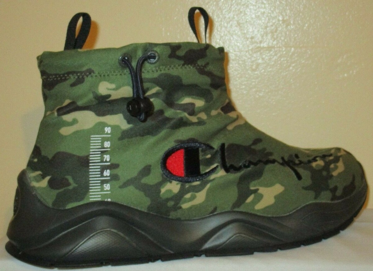 NEW CHAMPION RALLY DRIZZLE SLIPPERS BOOTS OLIVE GREEN CAMO MENS SIZE 11 Club Room Mens Slippers Size Small 6-7 Green | Mercari main image 3