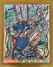 Modern Abstract Painting Graffiti Art Cubism Anime Cartoon Original Psychedelic