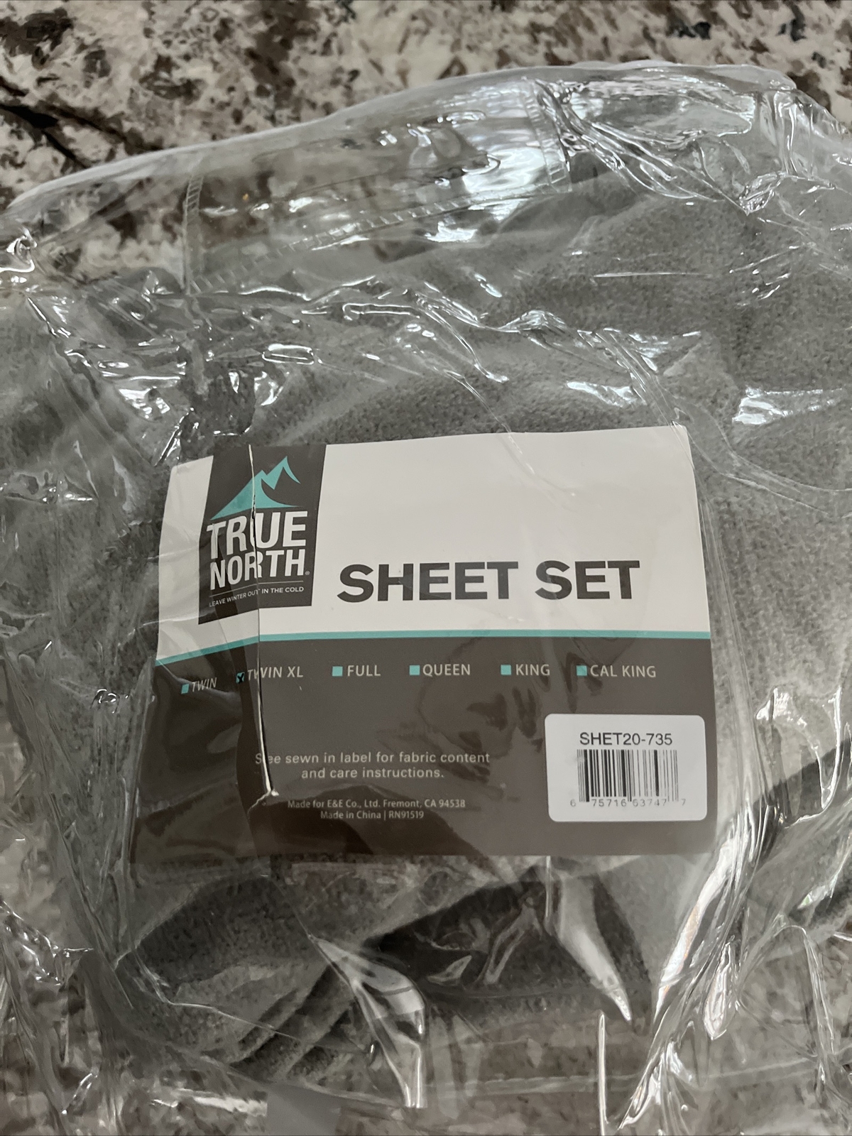 True North by Sleep Philosophy Micro Fleece Sheet Set Lightly Damaged for Budget-Friendly Comfort