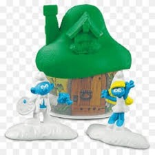 CASETTA VERDE IL VILLAGGIO DEI PUFFI HAPPY MEAL MC DONALS 2017 "NUOVO"