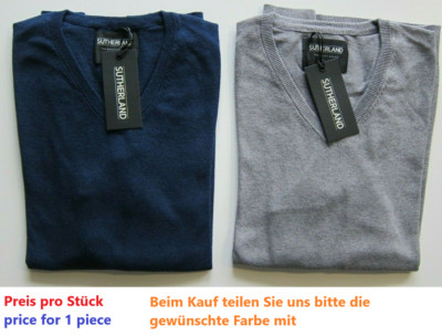Pullover - Unisex - M - neu  - Preis pro Stück - dunkelblau - grau