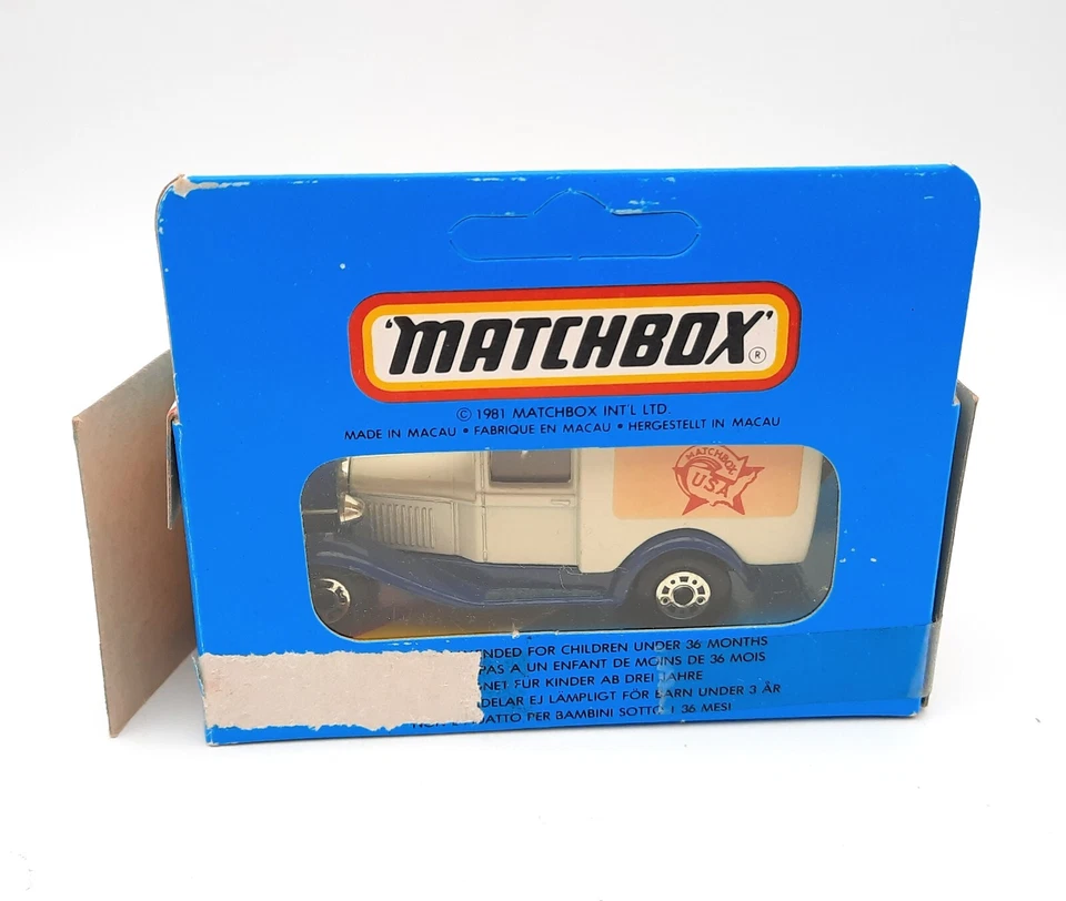 Matchbox Superfast MB38 Ford Model A Matchbox USA bianco. Base di Macao. Prom... - Immagine 2 di 4
