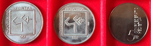 Schweiz - 5 Franken Gedenkmünzen ab 1975 - Bild 11 von 20