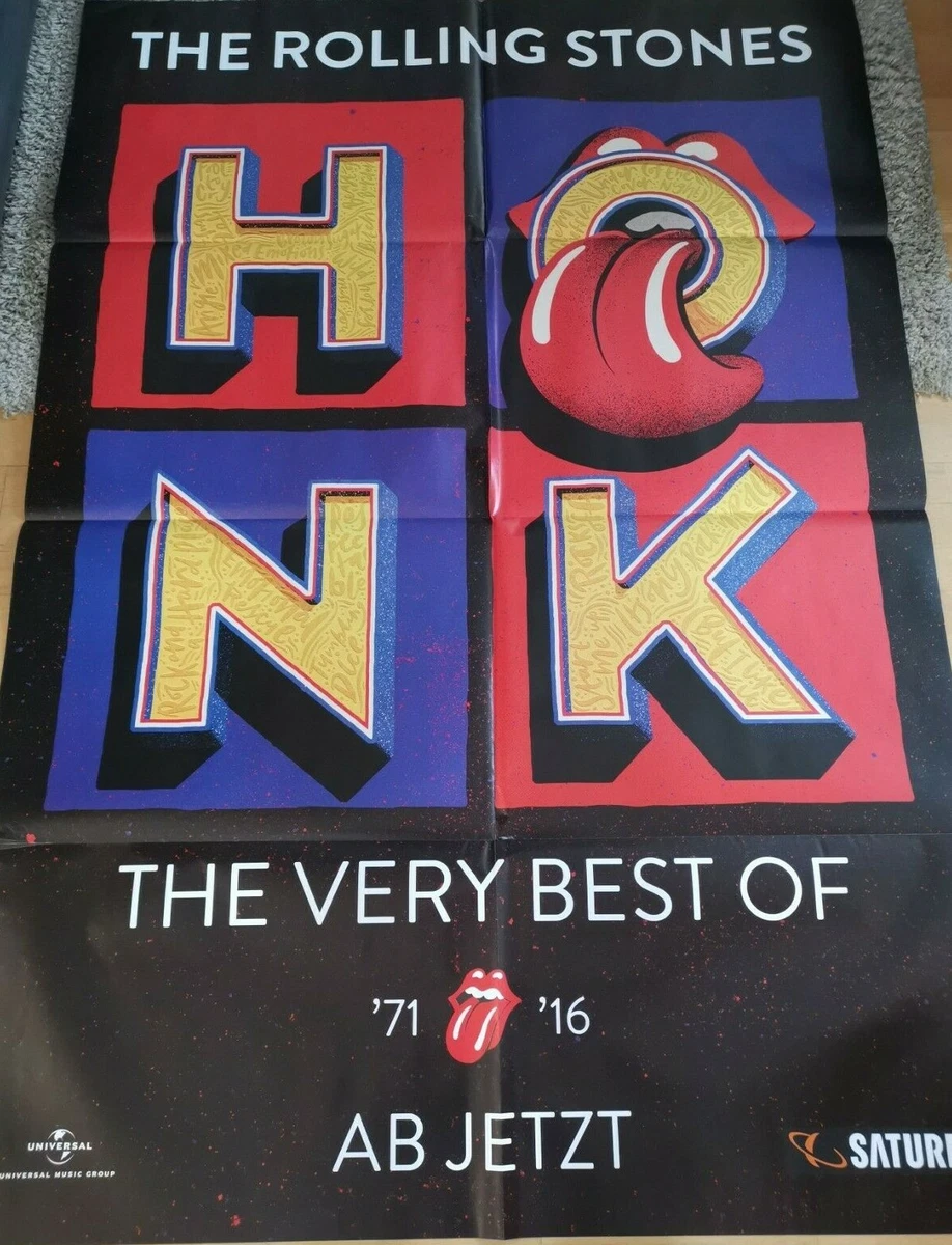 ROLLING STONES 2019 PROMO + orig. Concert Poster - Konzert Plakat 168x118 cm F/N