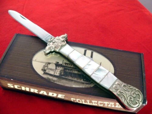 Schrade Stainless Steel Blade Horn Handle Collectible Knives, Swords, Blades, Armors & Accessories