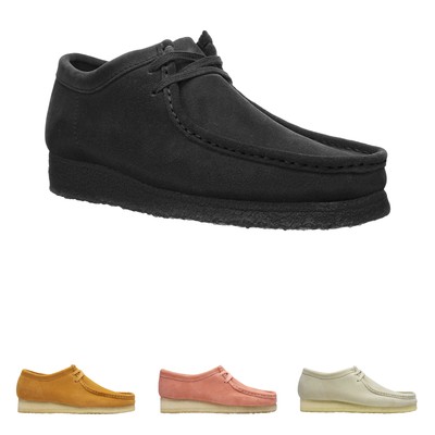 Clarks Originals Wallabee Suede Lace-Up Low-Profile Womens Shoes