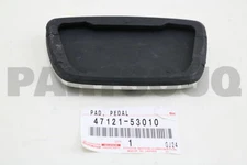 4712153010 Genuine Toyota PAD, BRAKE PEDAL 47121-53010