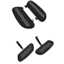 Full Set Footboards Floorboards Front Rear For Harley Street Glide FLHX 2006-26