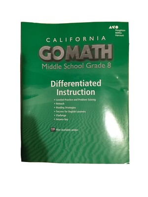 Go Math!: Go Math! : Differentiated Instruction Resource Grade 7 (2013,...