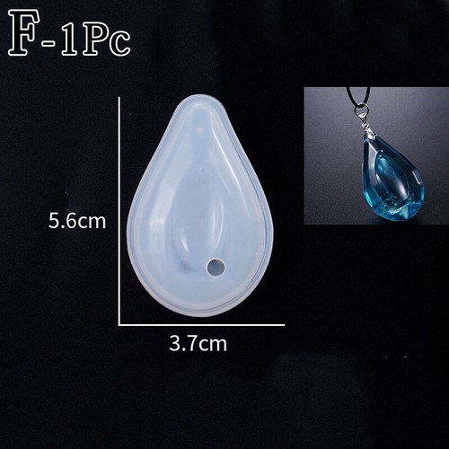 Silicone Mold Crystal Jewelry Pendant Earrings DIY Resin Mould Craft Making Tool - Picture 7 of 21