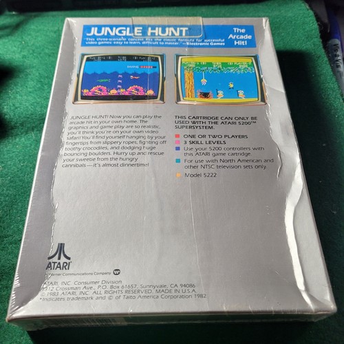 Jungle Hunt - SEALED - Atari 5200 - Picture 2 of 4
