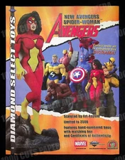 Spider-Woman Figure Marvel Diamond Select Toys 2006 Print Magazine Ad Poster