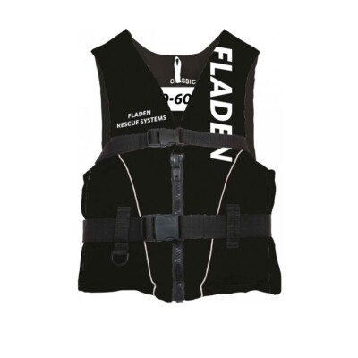 Fladen Schwimmweste Gr. L 70-90kg Buoyancy aid Classic II black Lifejacket Vest