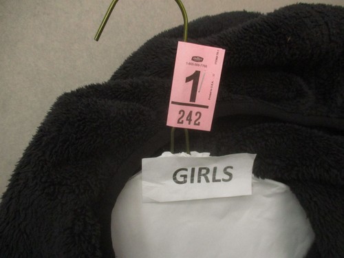 The North Face Size M (10-12) Girls BLK Full Zip Pocket Hooded Denali Jacket 242 - Picture 11 of 11