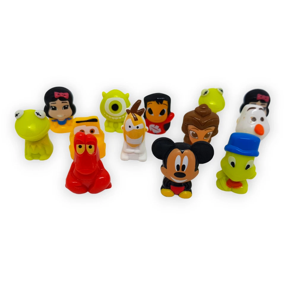 Disney WIKKEEZ Sammel Figuren 14 Stück Mickey Kermit Glubschi Olaf Schneewittche - Bild 1 von 4