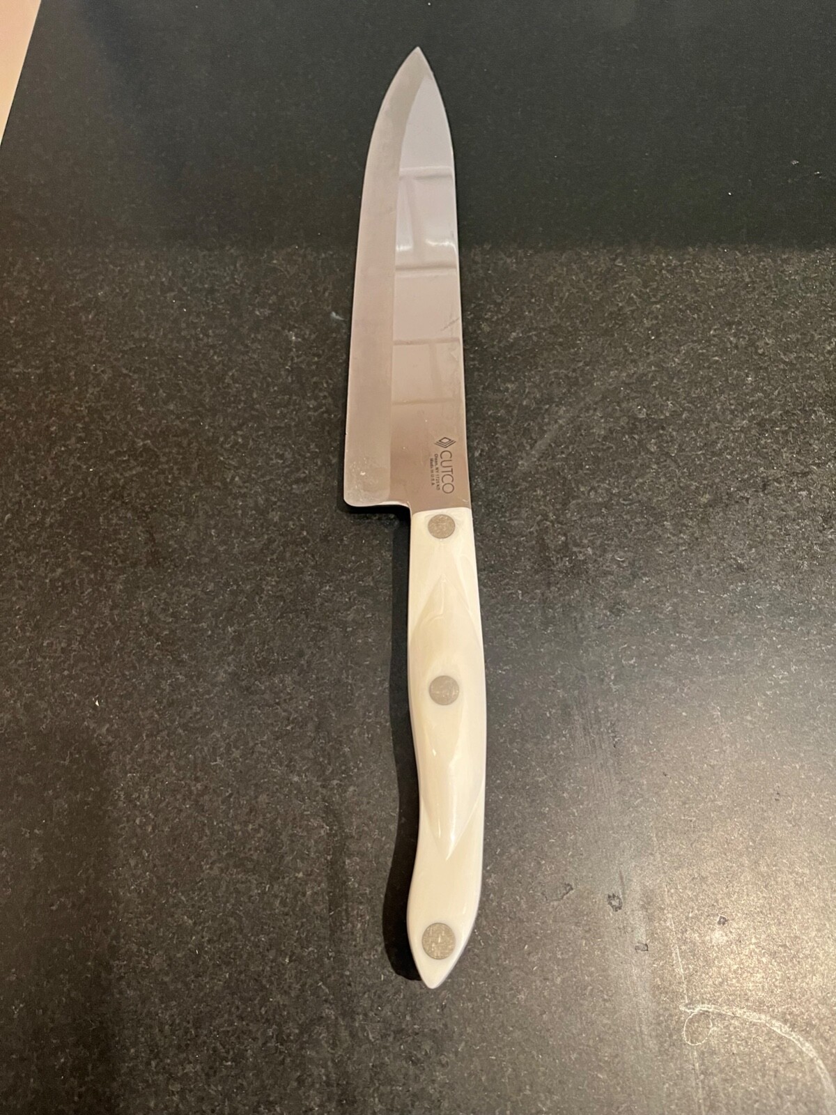 Cutco Stainless Knives French Chef, Santoku, Slicer, Petite Slicer and